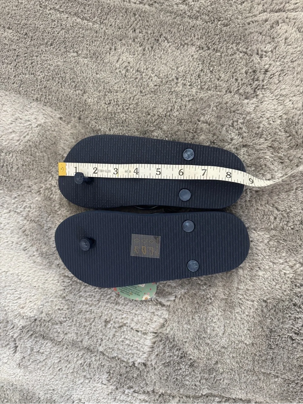 Aiir Balance Navy Today I Am A Unicorn Flip Flops